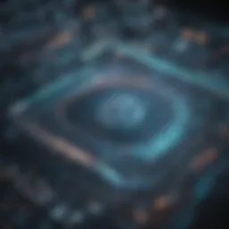 Vibrant game interface with futuristic design