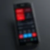 User interface of the Toshiba Remote App showcasing device controls