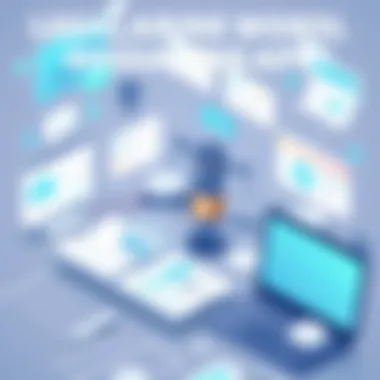 Illustration showing legal frameworks surrounding messaging apps