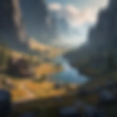 Adventure in Vast Landscapes on a Dedicated Server Player exploring vast landscapes on a dedicated server
