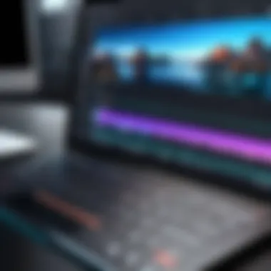 User Interface of a Video Editing App User interface of a popular video editing app without watermarks