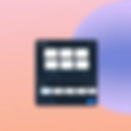 Dynamic Interface of Video Editing Templates Dynamic interface of a video editing app showcasing template options