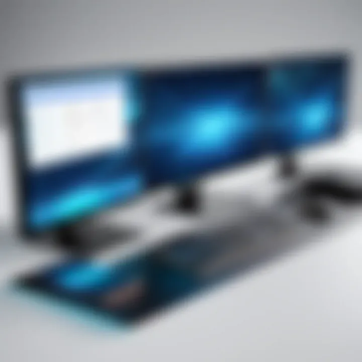 Flowchart demonstrating the setup procedure for virtual desktops