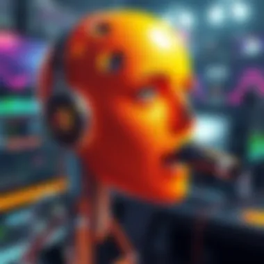 Future Trends in Voice Alteration Technology An abstract representation of future trends in voice alteration.