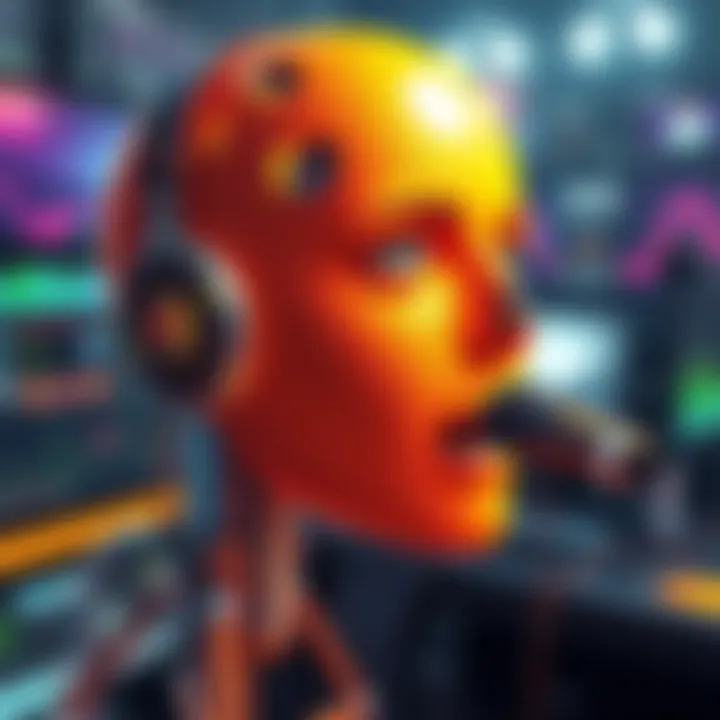 Future Trends in Voice Alteration Technology An abstract representation of future trends in voice alteration.