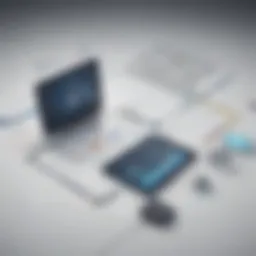 Artistic depiction of digital connectivity symbolizing Google Guest Sign-In on MyTechly