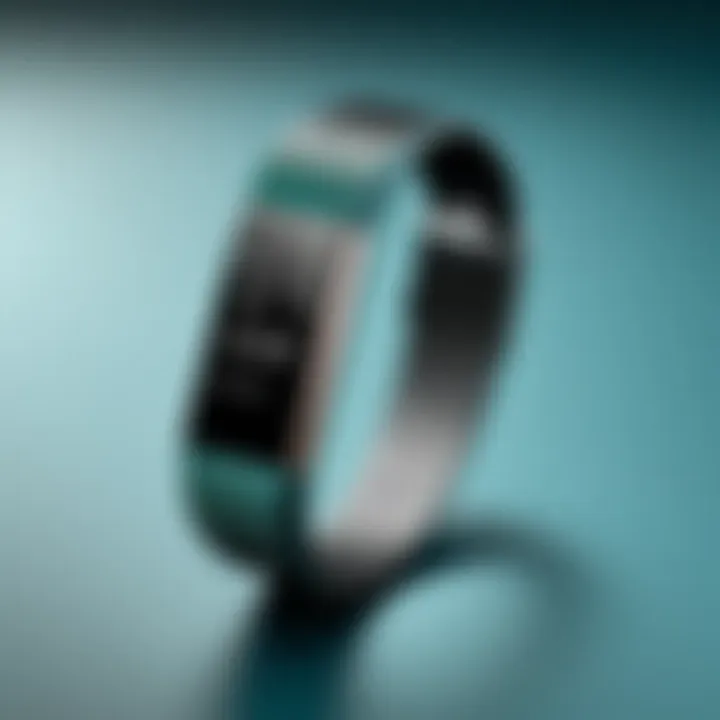 Close-up view of a premium material band compatible with Fitbit Alta
