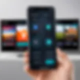 FITE TV Remote app interface showcasing user-friendly navigation