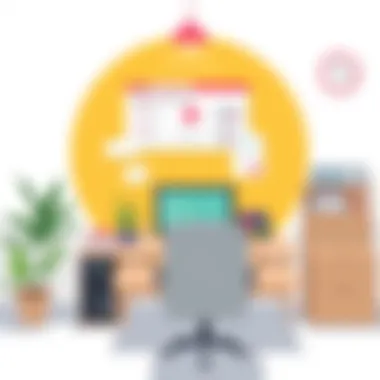 Creating a Distraction-Free Digital Environment Visual representation of a focused workspace free of digital distractions