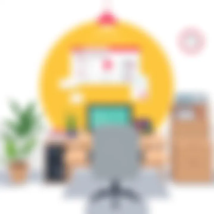 Creating a Distraction-Free Digital Environment Visual representation of a focused workspace free of digital distractions