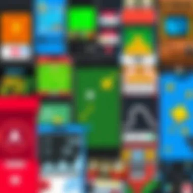 Popular Mobile Arcade Games Collage of popular mobile arcade games on Android