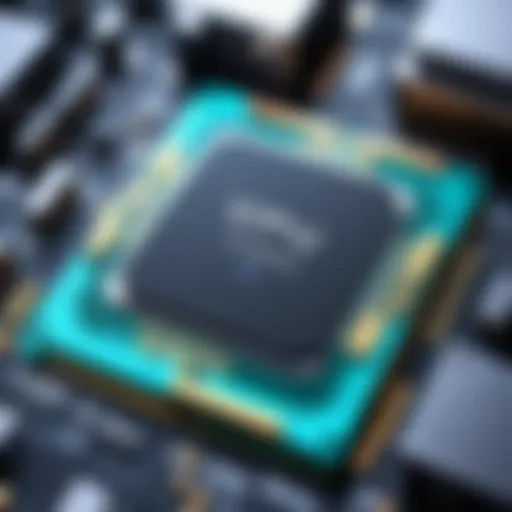 A graphical representation of CPU stress testing