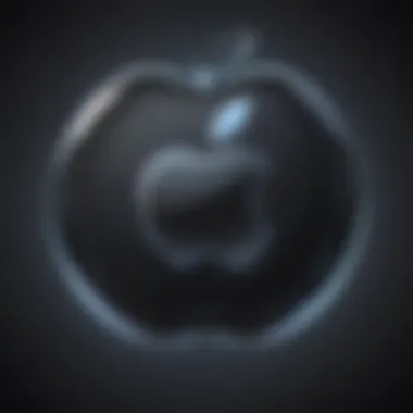 Futuristic Apple ID Symbol Illustration of a futuristic Apple ID symbol