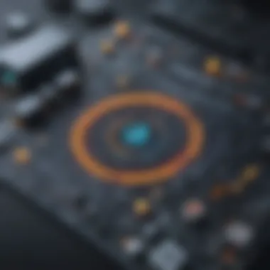 Cutting-edge Game Interface Design Futuristic game interface with dynamic elements