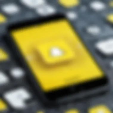 Hidden Clues Indicate Snapchat Usage Illustration of hidden clues indicating Snapchat presence