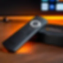 User adjusting volume settings on Fire TV App