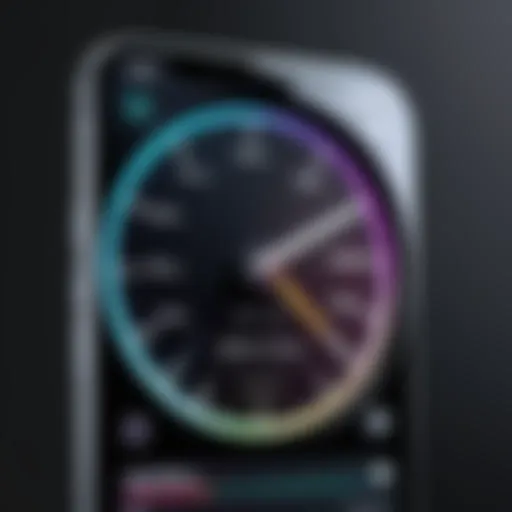 Slow motion feature highlighted in iPhone settings