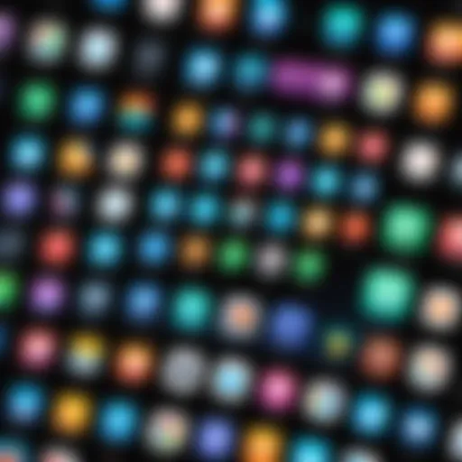 Customized app icons on a smartphone home screen