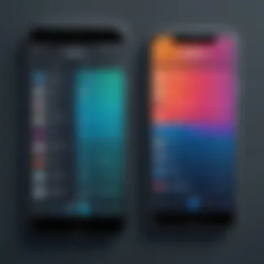 A comparison chart illustrating the differences between blocked and unblocked accounts on Instagram