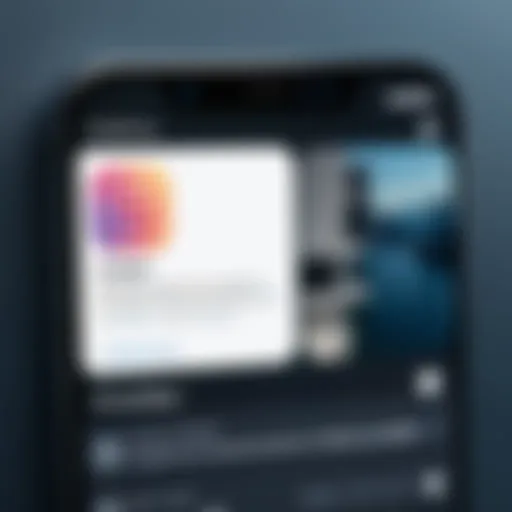 A close-up of an Instagram profile with a blocked message displayed