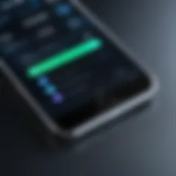 An illustration depicting the AppLock interface on a mobile device.
