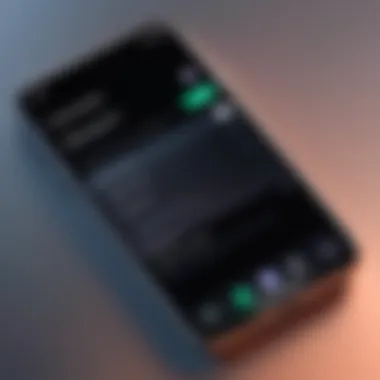 Example of restricted content settings on iPhone
