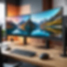 Screen capture setup with dual monitors