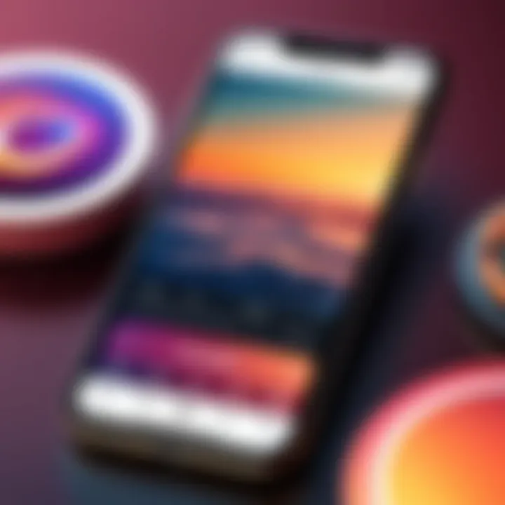 Third-party app for saving Instagram stories on iPhone