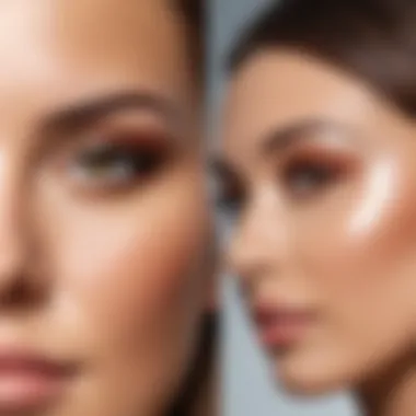 Before and After Face Blending Before and after images illustrating successful face blending