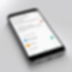 A smartphone displaying a reminder notification.