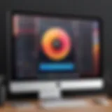 Screen recording interface on Mac