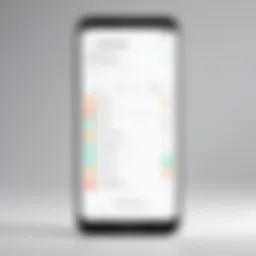 A smartphone displaying a call screen with a blocked call notification.
