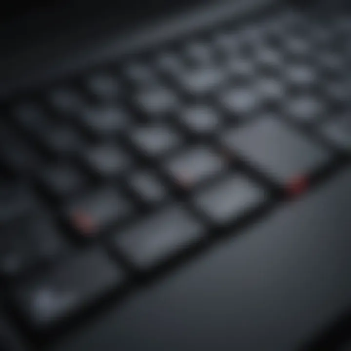 Laptop keyboard with illuminated keys