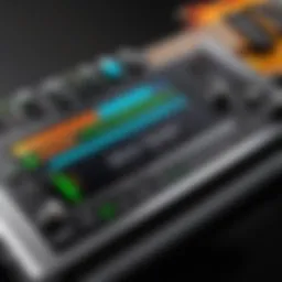 Digital tuner interface showcasing bass guitar tuning options