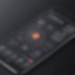 Creative mobile video editing app interface