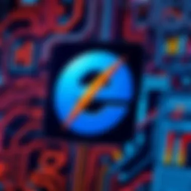 Internet Explorer Logo Display Internet Explorer logo