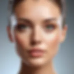 Innovative software interface showcasing facial integration tools