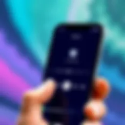 Voice memo recording on iPhone