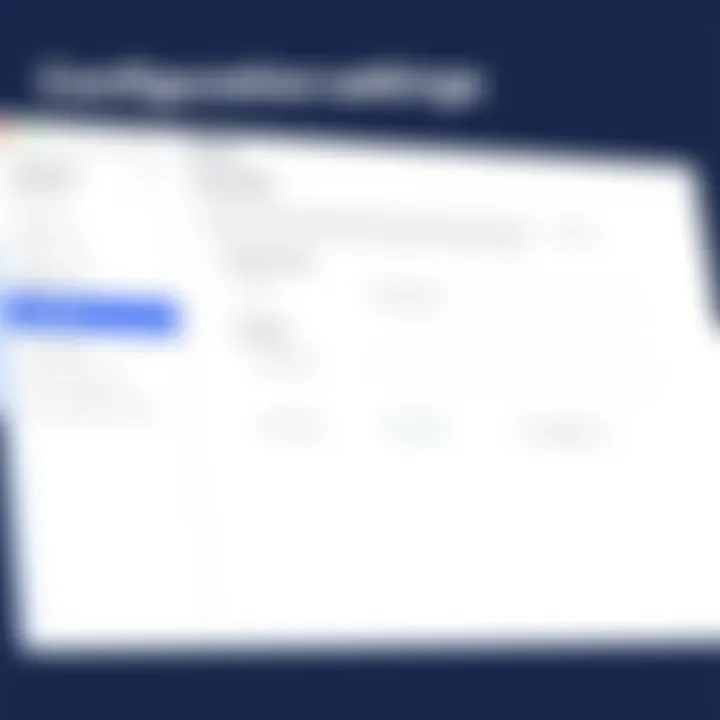 Configuration settings overview