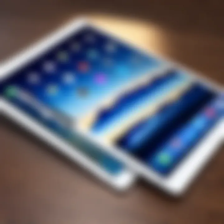 Comparison of iPad Air and standard iPad design