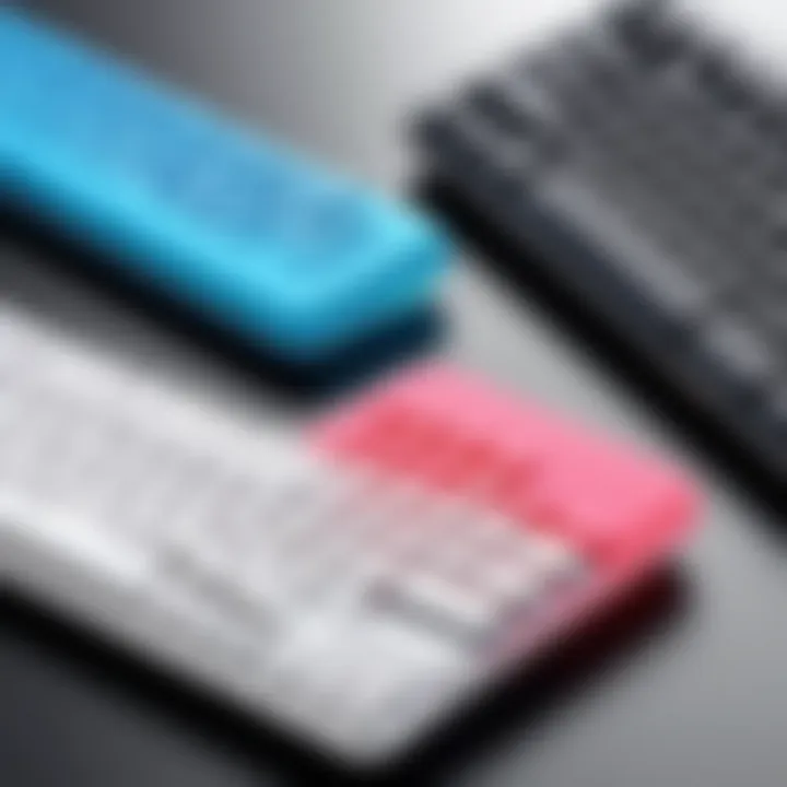 Comparison of Jelly Comb silicone keyboard cover with similar products in market