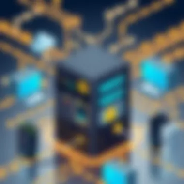 Secure server network architecture