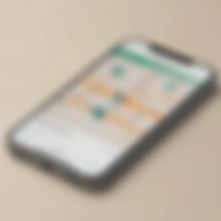 Illustration showing Find My iPhone feature in action