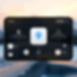 Visual representation of Apple's Find My feature interface