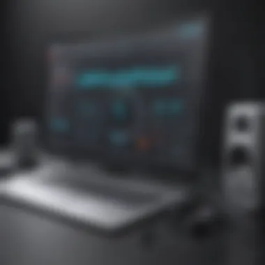 Mac OS Audio Recording Software Interface Mac OS interface showcasing audio recording software
