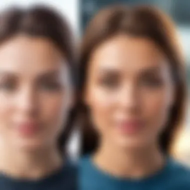 Before and After: The Impact of Photo Blurring Before and after comparison of a blurred photo