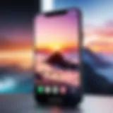 Blurred background effect created on an iPhone