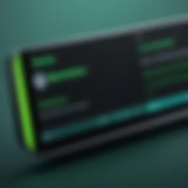 Spotify Search Bar Features Illustration of Spotify's search bar with highlighted features