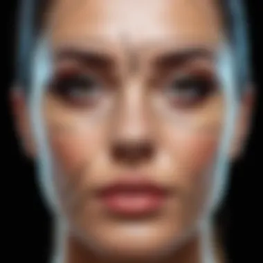 Face Mapping Techniques in Video Editing Technical diagram illustrating face mapping techniques