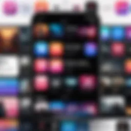 User interface of Apple Music showcasing playlists and recommendations